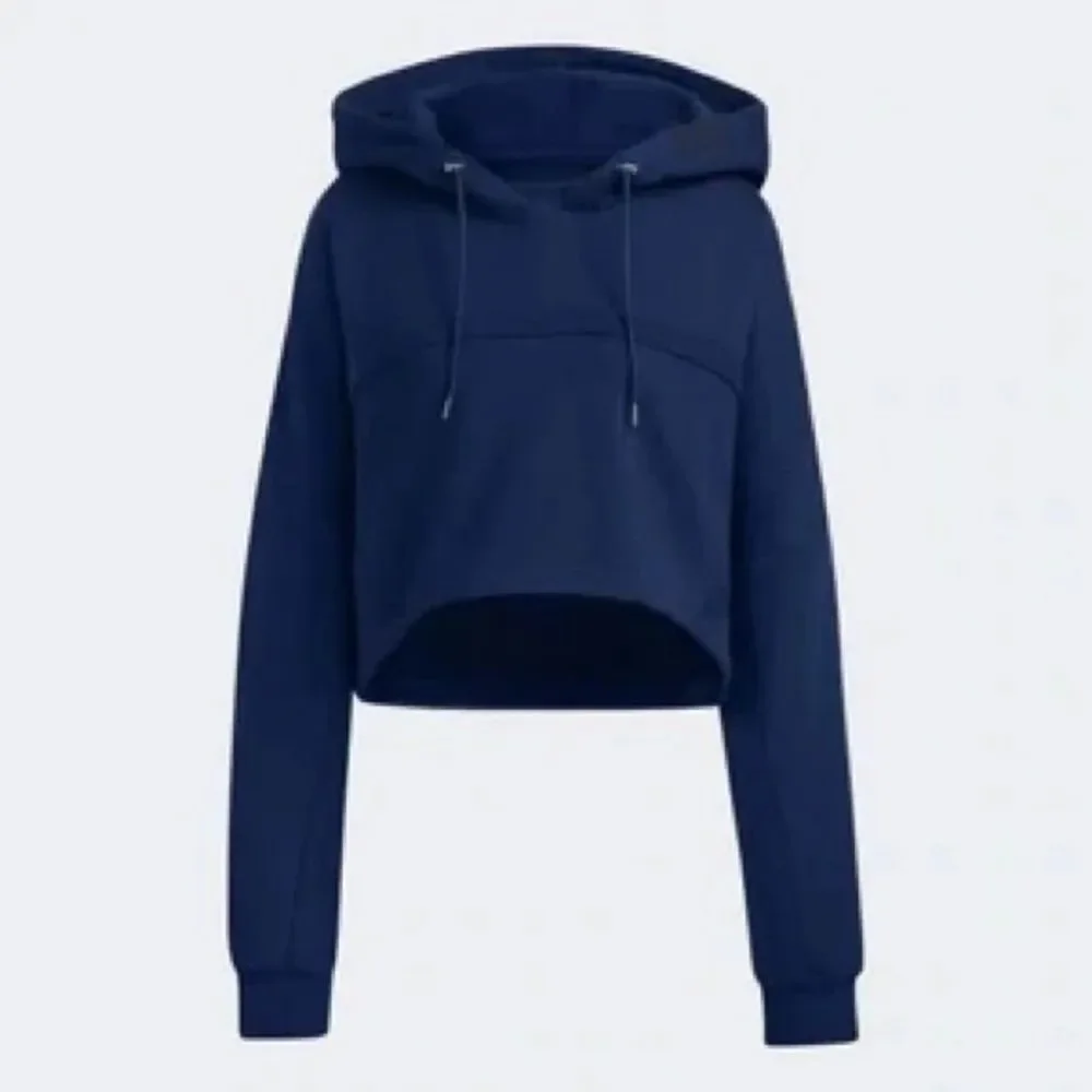 Adidas x Ivy Park Blue Hooded Shrug sweater - Picture 3 of 10